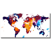 World Map Paint by Numbers II